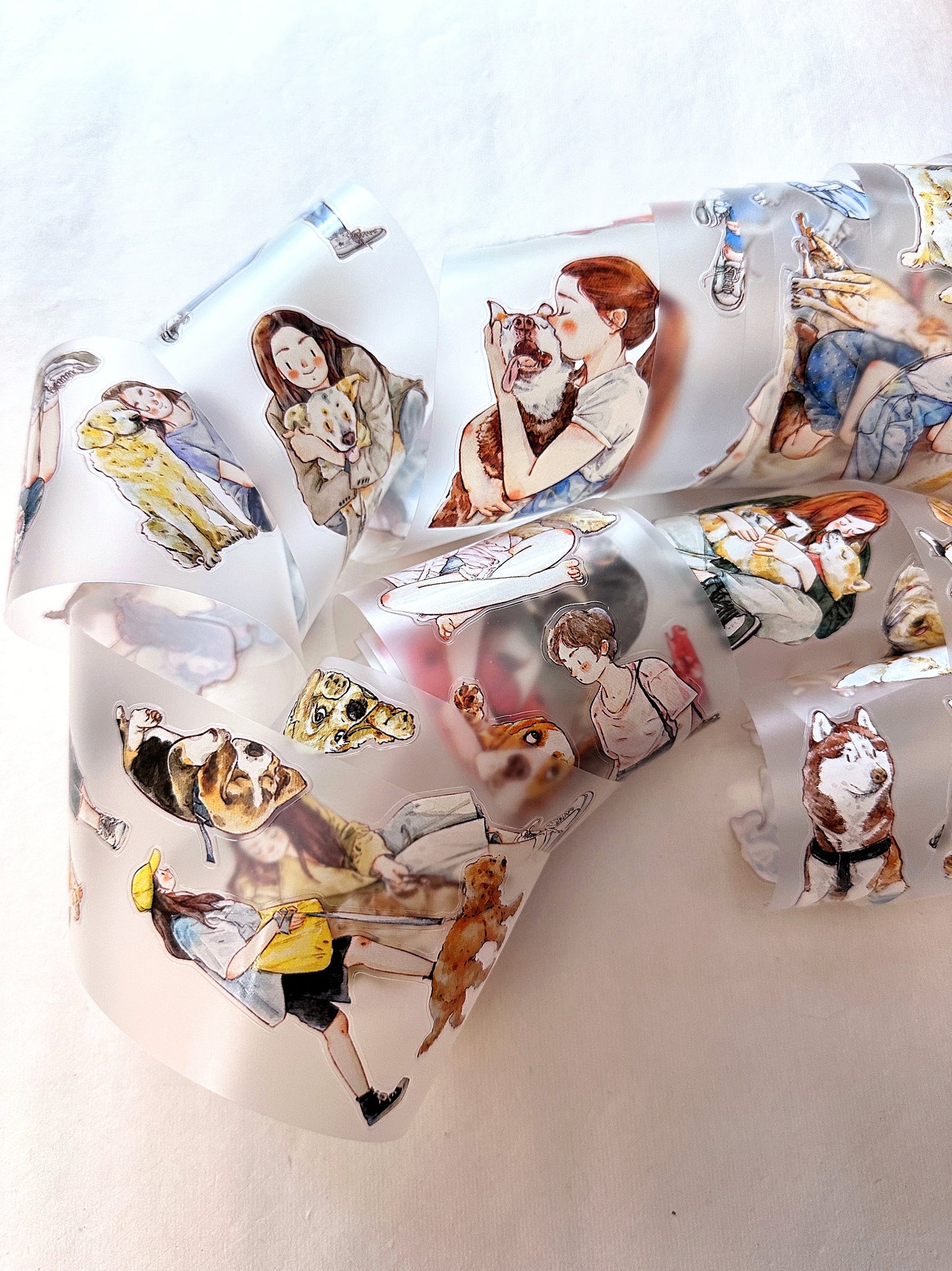 Ding Ding - My Sweetheart kiss-cut PET tape SAMPLES