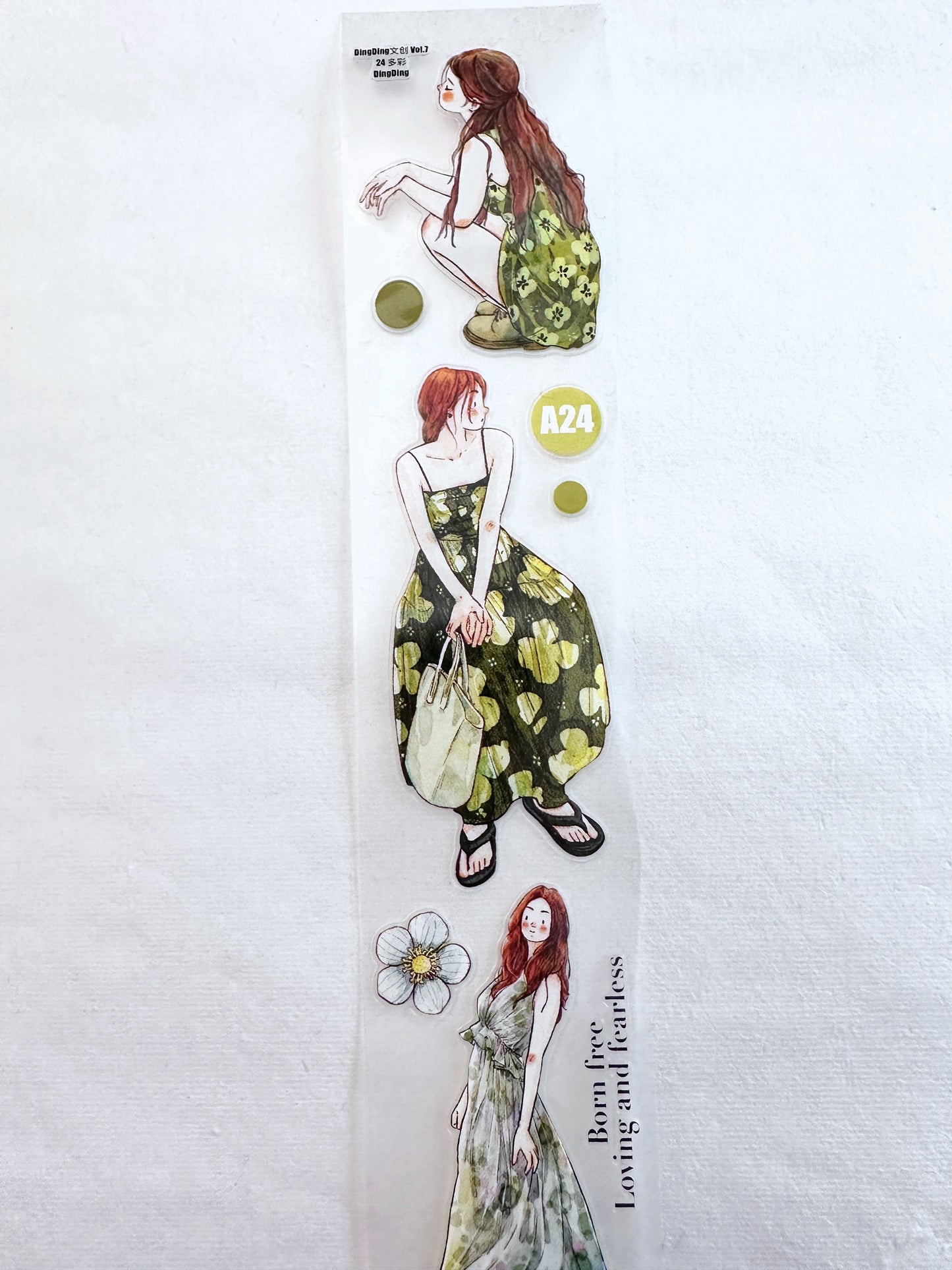 Ding Ding - Colorful kiss-cut PET tape SAMPLES