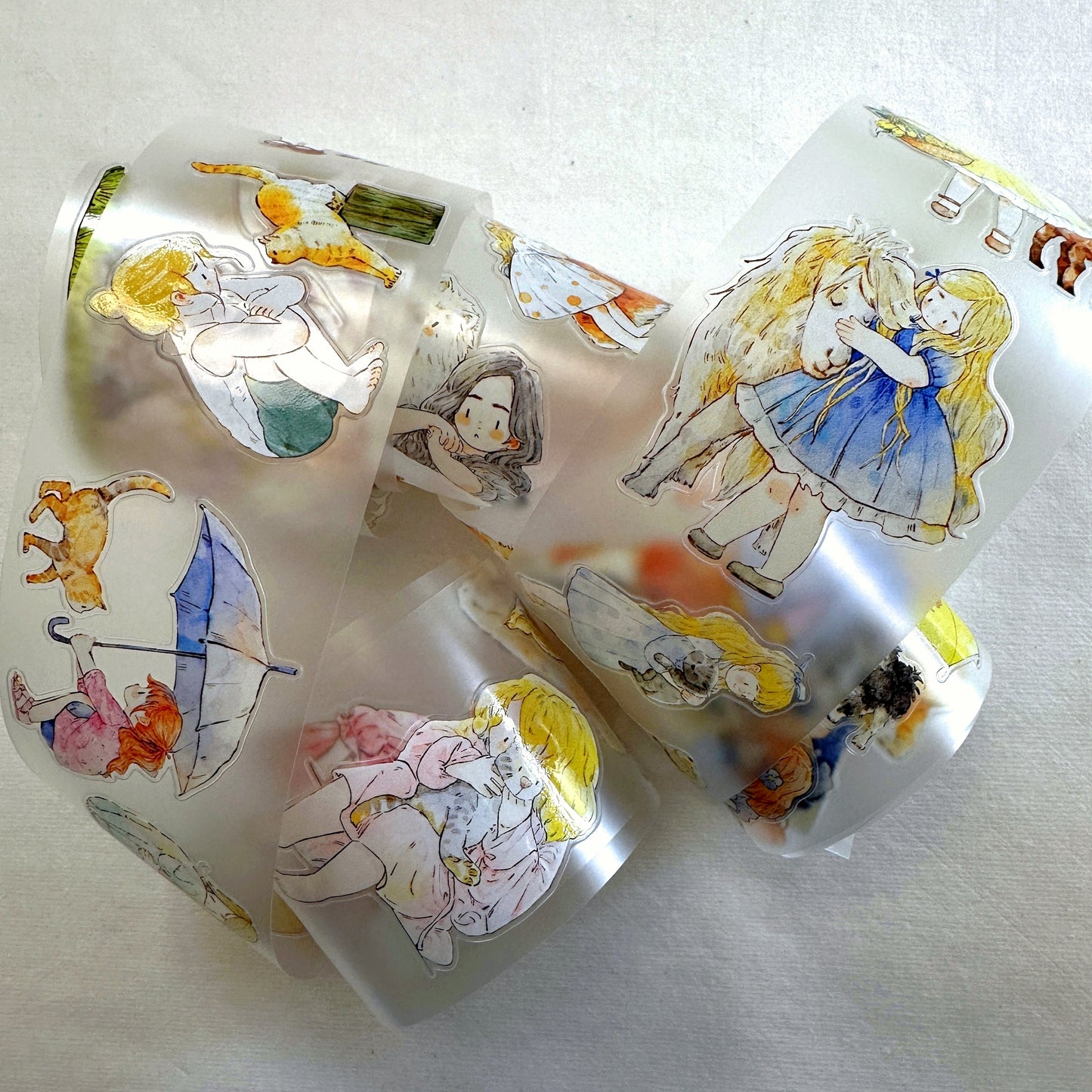 Ding Ding - Animal Companions kiss-cut PET tape SAMPLES