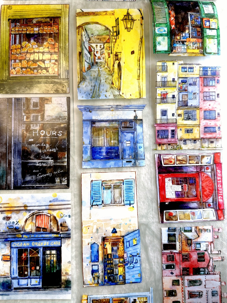 Ding Ding - Urban Journey PET tape (8 cm x 166 cm) SAMPLES