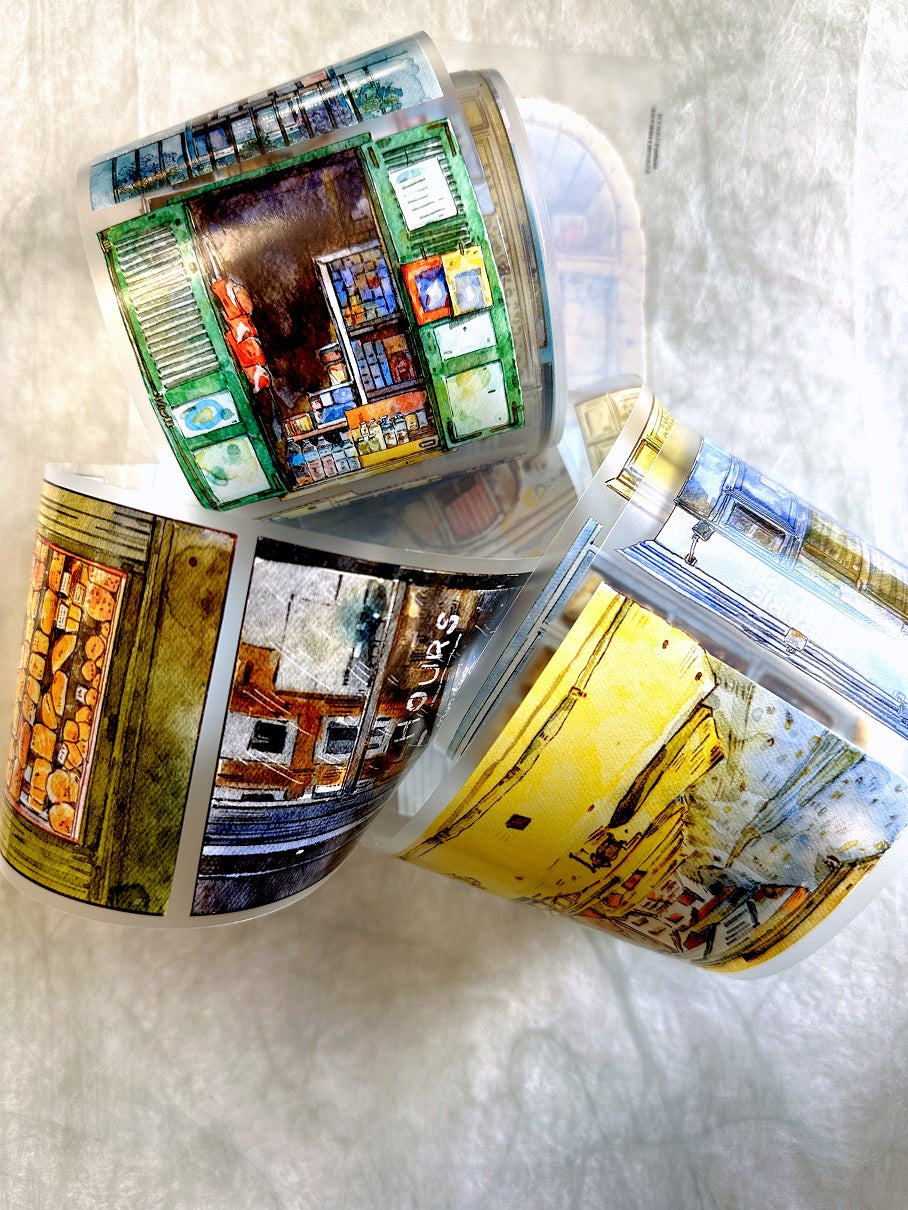 Ding Ding - Urban Journey PET tape (8 cm x 166 cm) SAMPLES