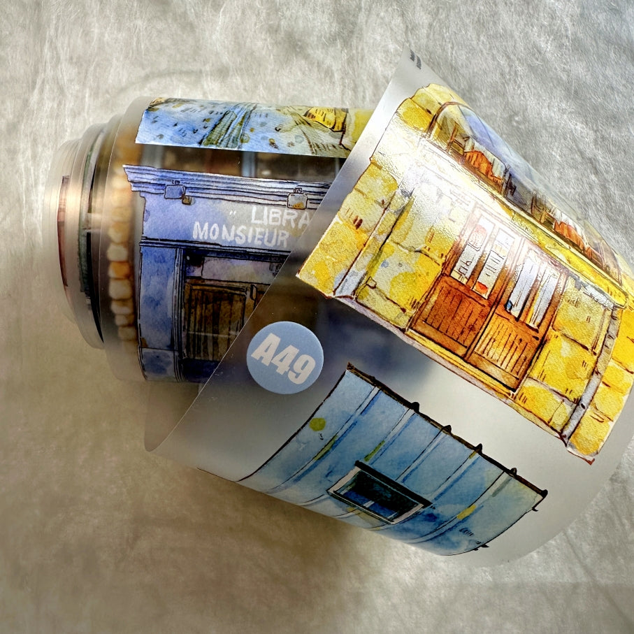 Ding Ding - Urban Journey PET tape (8 cm x 166 cm) SAMPLES