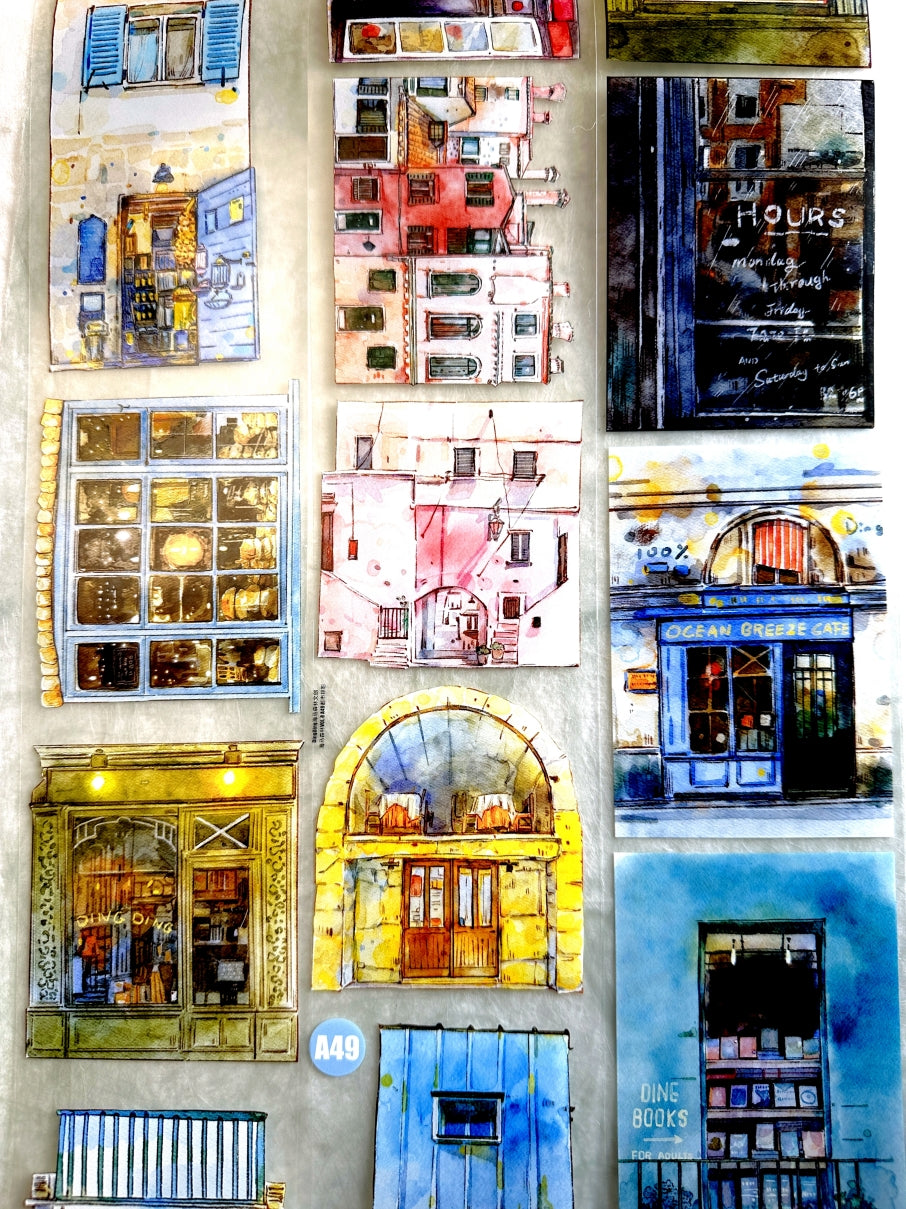 Ding Ding - Urban Journey PET tape (8 cm x 166 cm) SAMPLES
