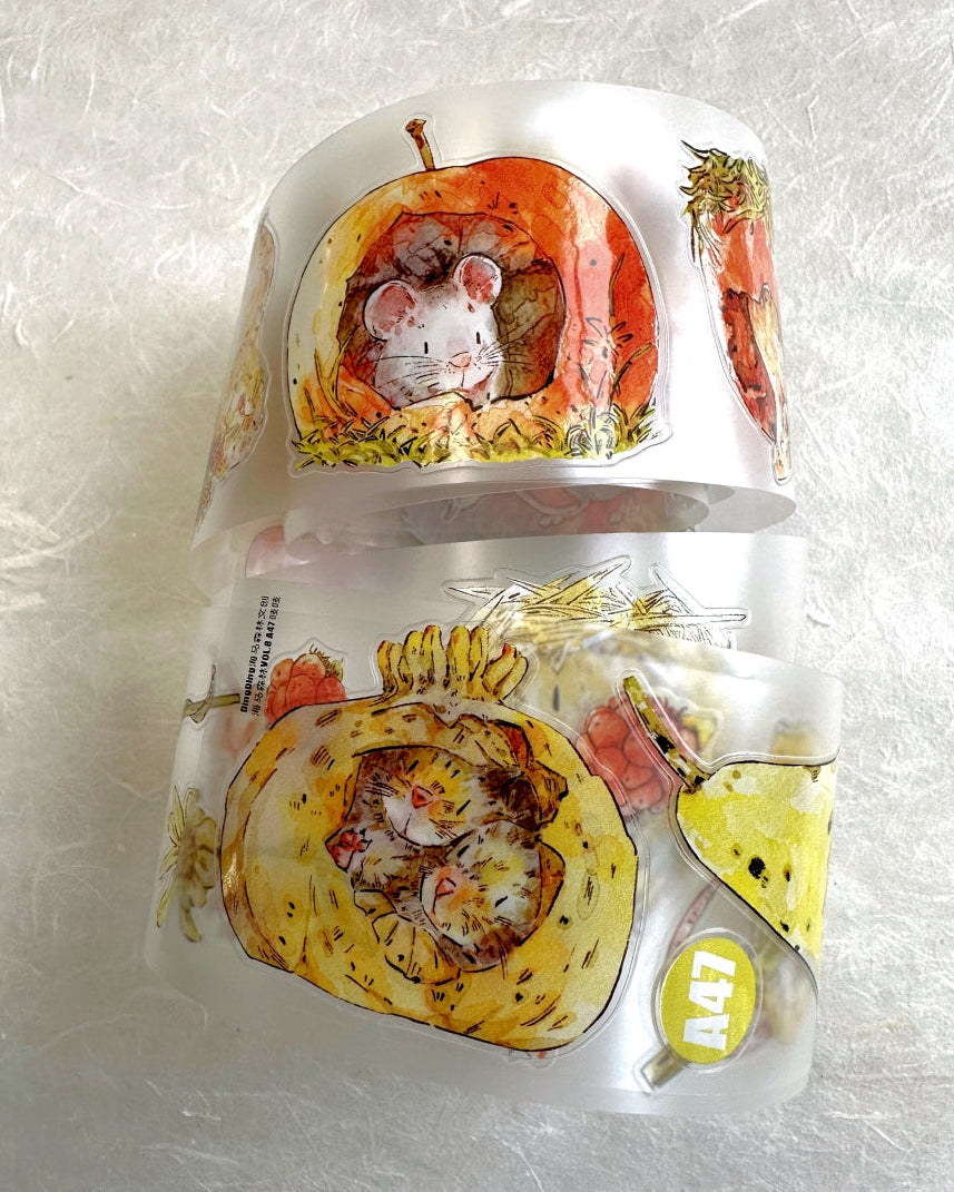 Ding Ding - Squeak kiss-cut PET tape (5 cm x 166 cm) SAMPLES