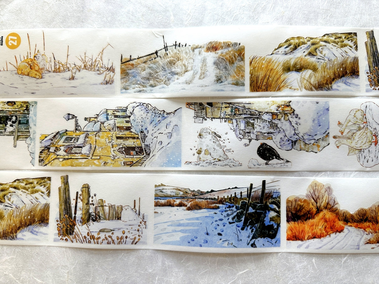Ding Ding - [DICONTINUED] Winter kiss-cut washi tape SAMPLES