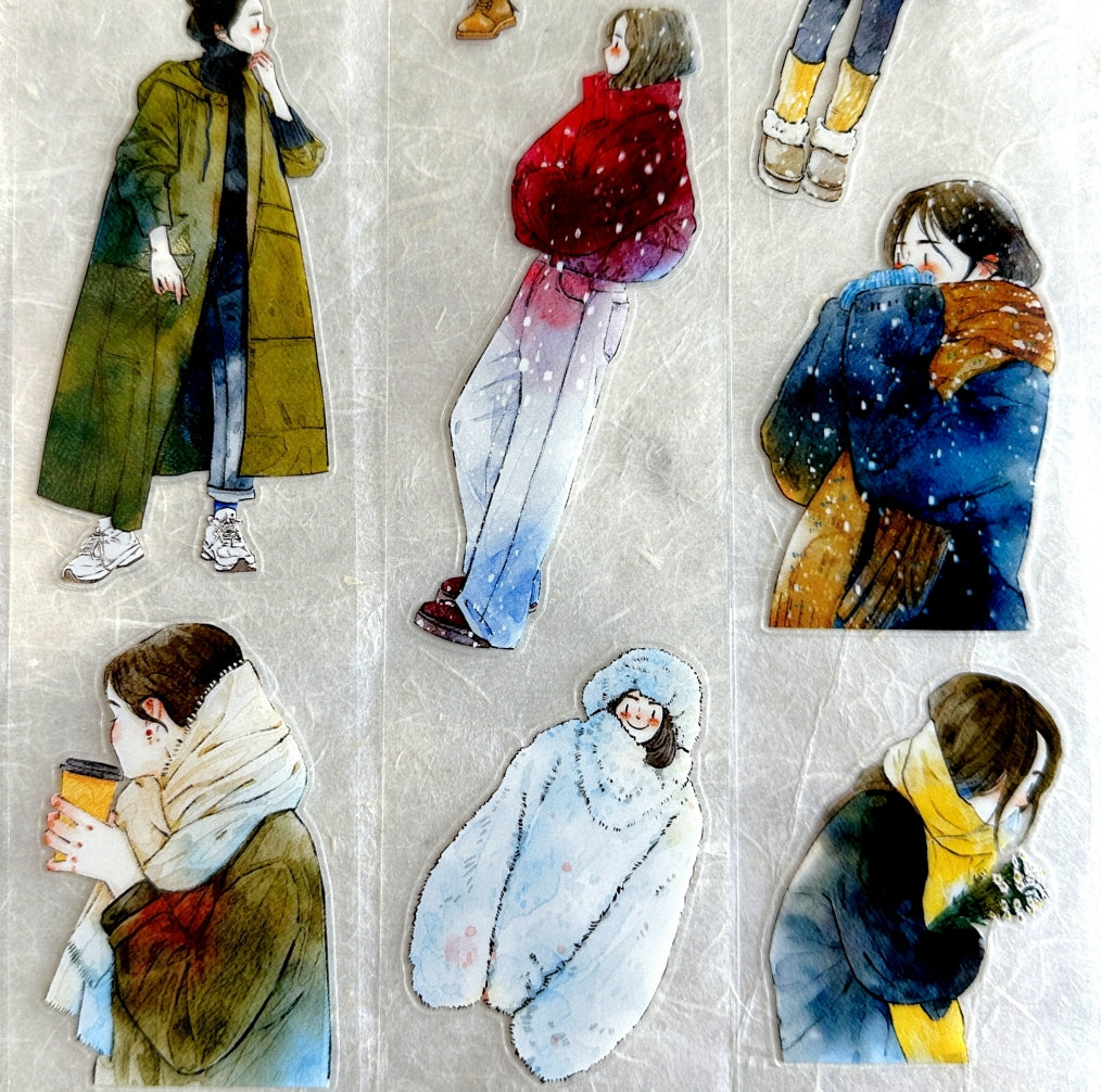 Ding Ding - Winter Collection kiss-cut PET tape (5 cm x 333 cm) SAMPLES