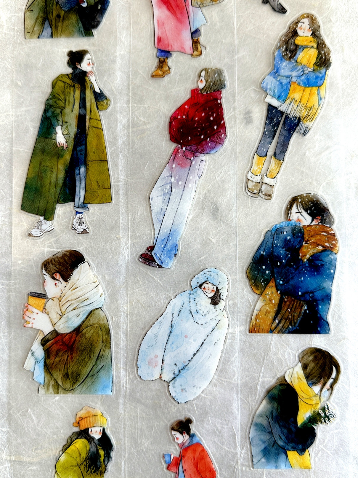 Ding Ding - Winter Collection kiss-cut PET tape (5 cm x 333 cm) SAMPLES