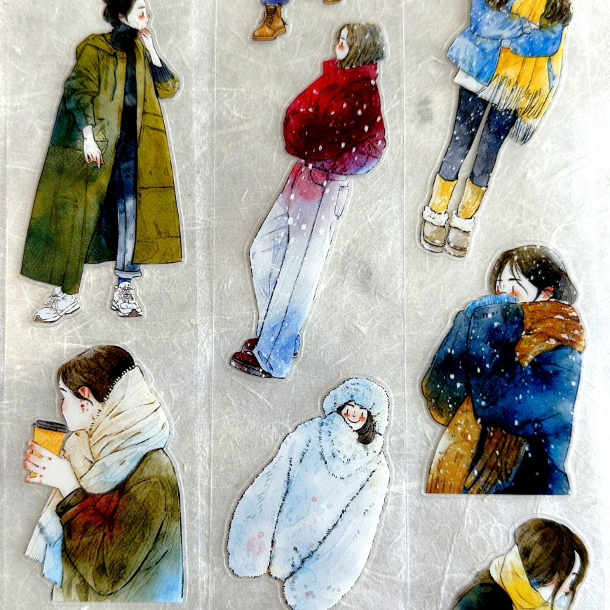 Ding Ding - Winter Collection kiss-cut PET tape (5 cm x 333 cm) SAMPLES
