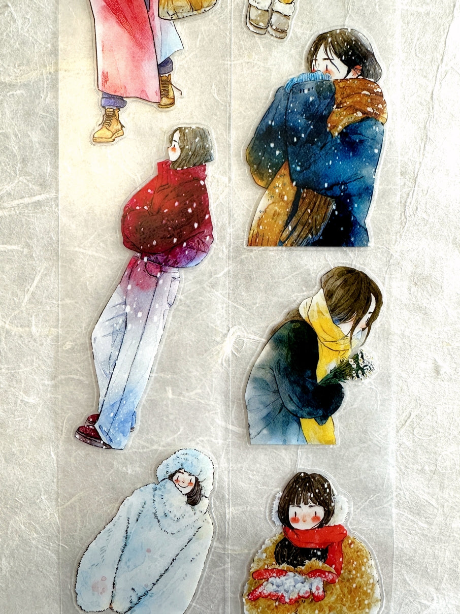 Ding Ding - Winter Collection kiss-cut PET tape (5 cm x 333 cm) SAMPLES