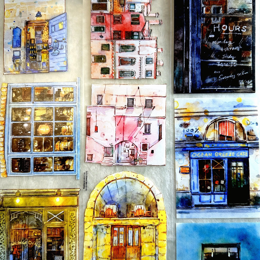 Ding Ding - Urban Journey PET tape (8 cm x 166 cm) SAMPLES