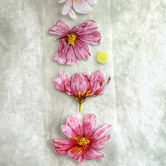 Ding Ding - Red Mulberry kiss-cut PET tape SAMPLES