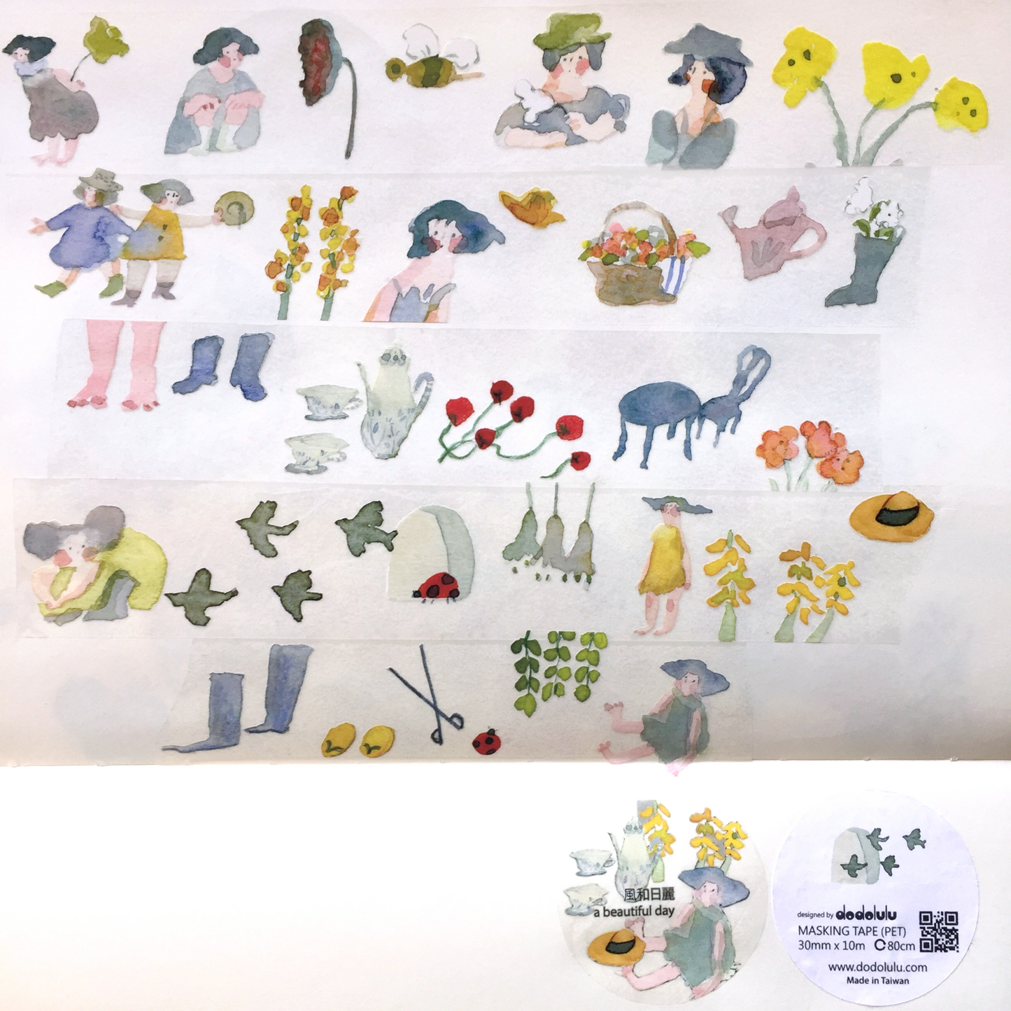 Dodolulu - A Beautiful Day PET tape SAMPLES