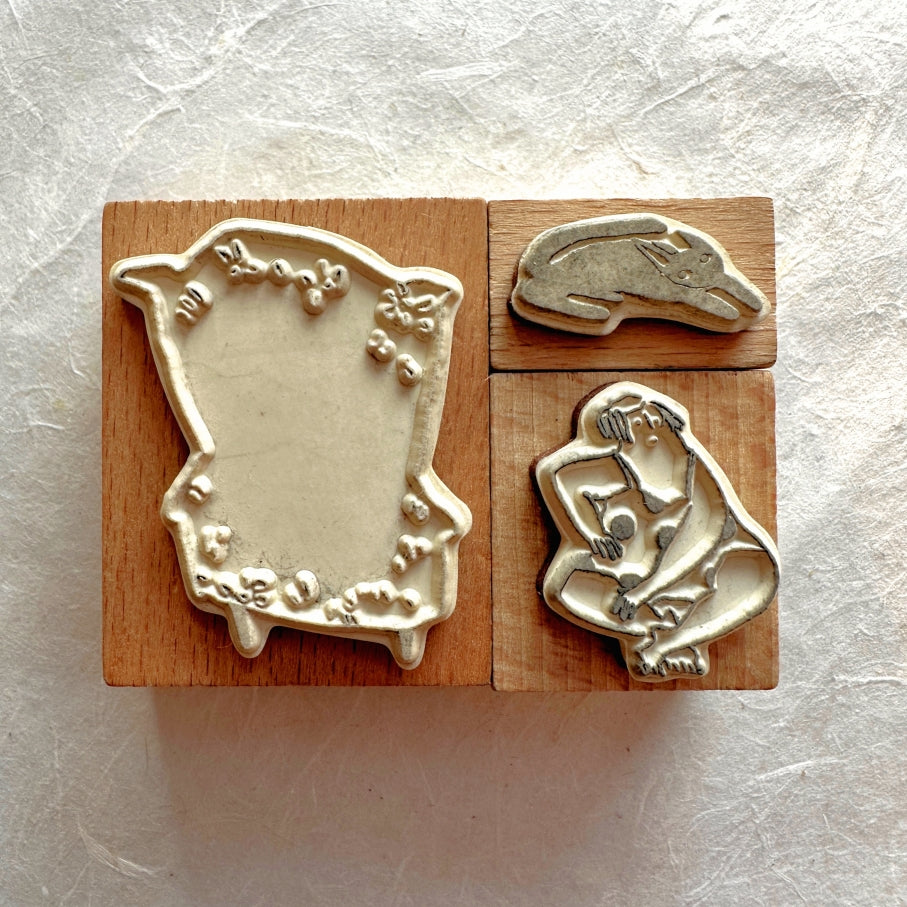 Dodolulu - Couch Potato rubber stamp set [Pre-loved]