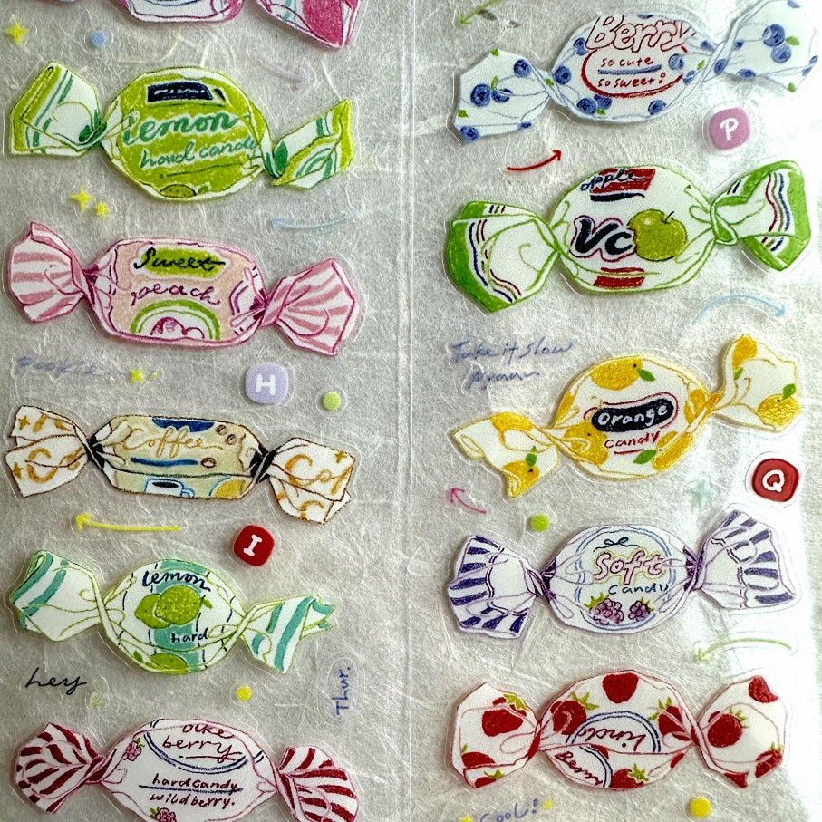 Dover - Candy! kiss-cut PET tape SAMPLES