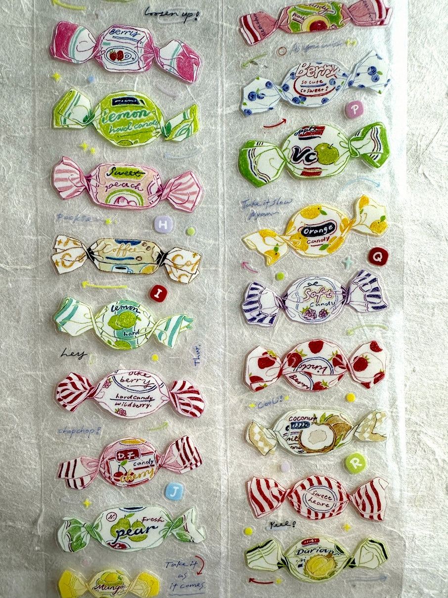 Dover - Candy! kiss-cut PET tape SAMPLES