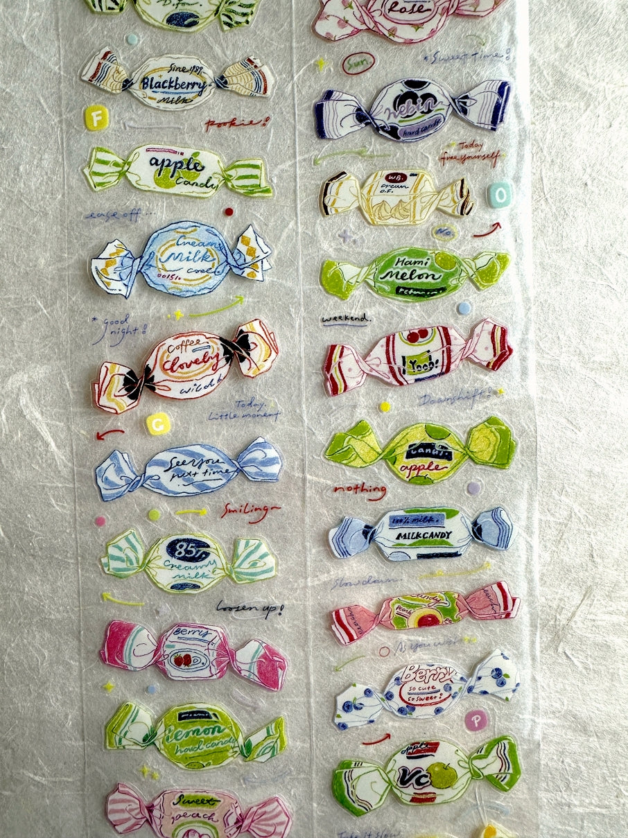 Dover - Candy! kiss-cut PET tape SAMPLES