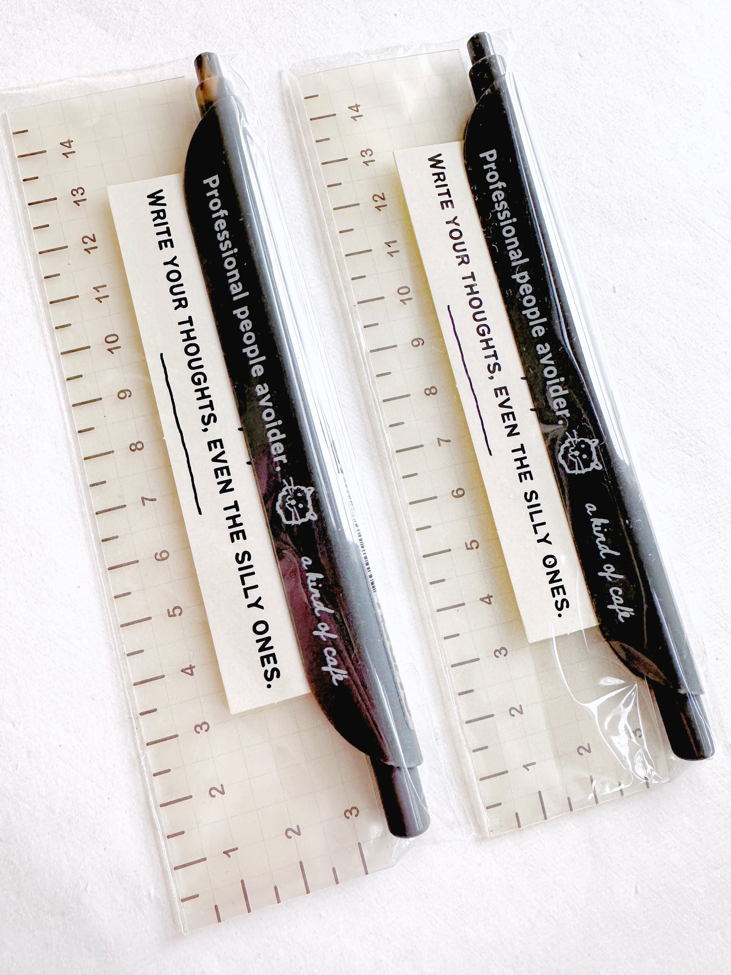 A Kind of Café - "Professional people avoider" clip pen