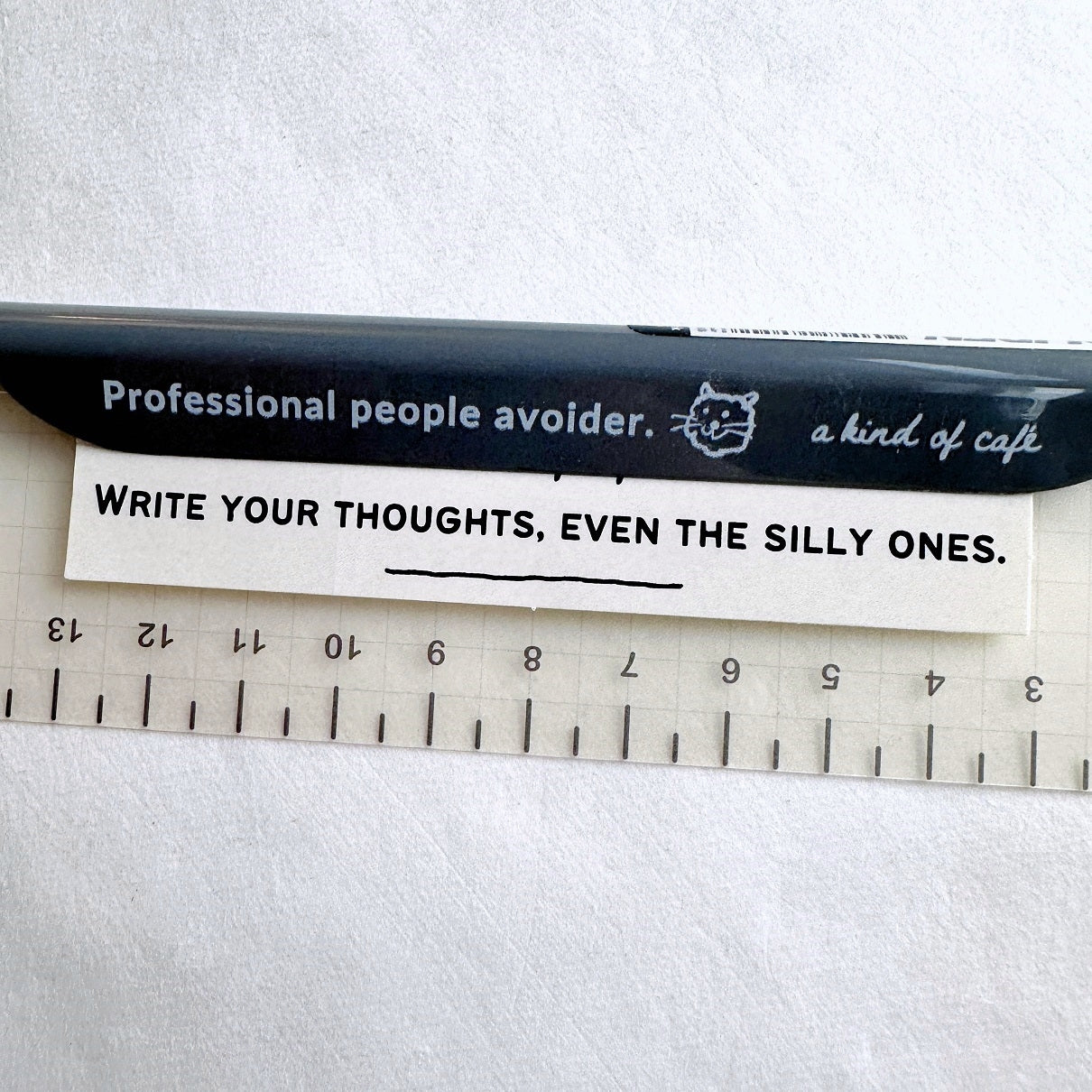 A Kind of Café - "Professional people avoider" clip pen