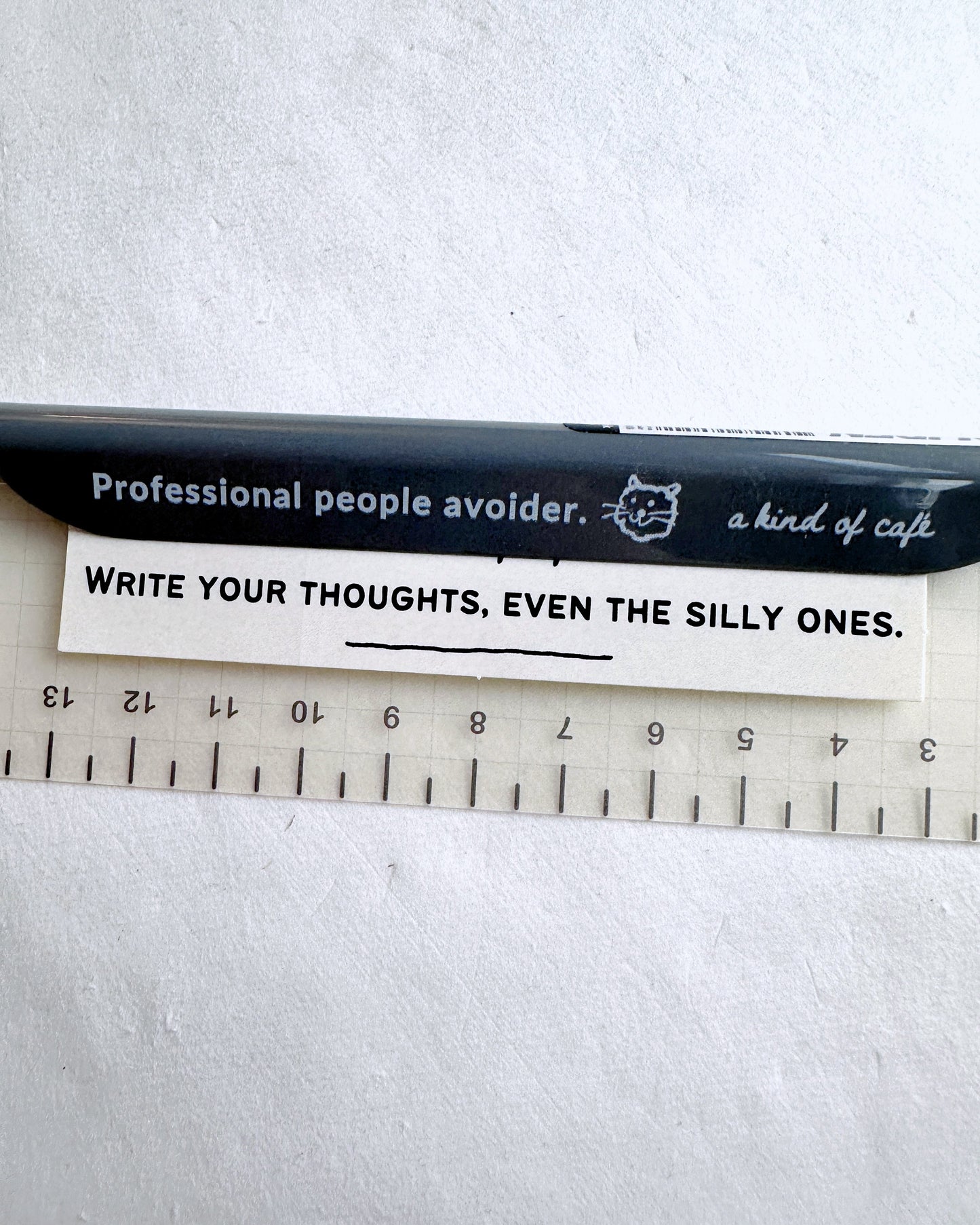 A Kind of Café - "Professional people avoider" clip pen