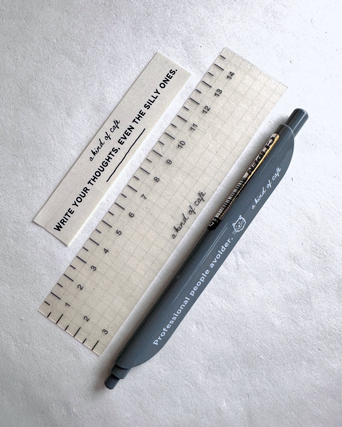 A Kind of Café - "Professional people avoider" clip pen