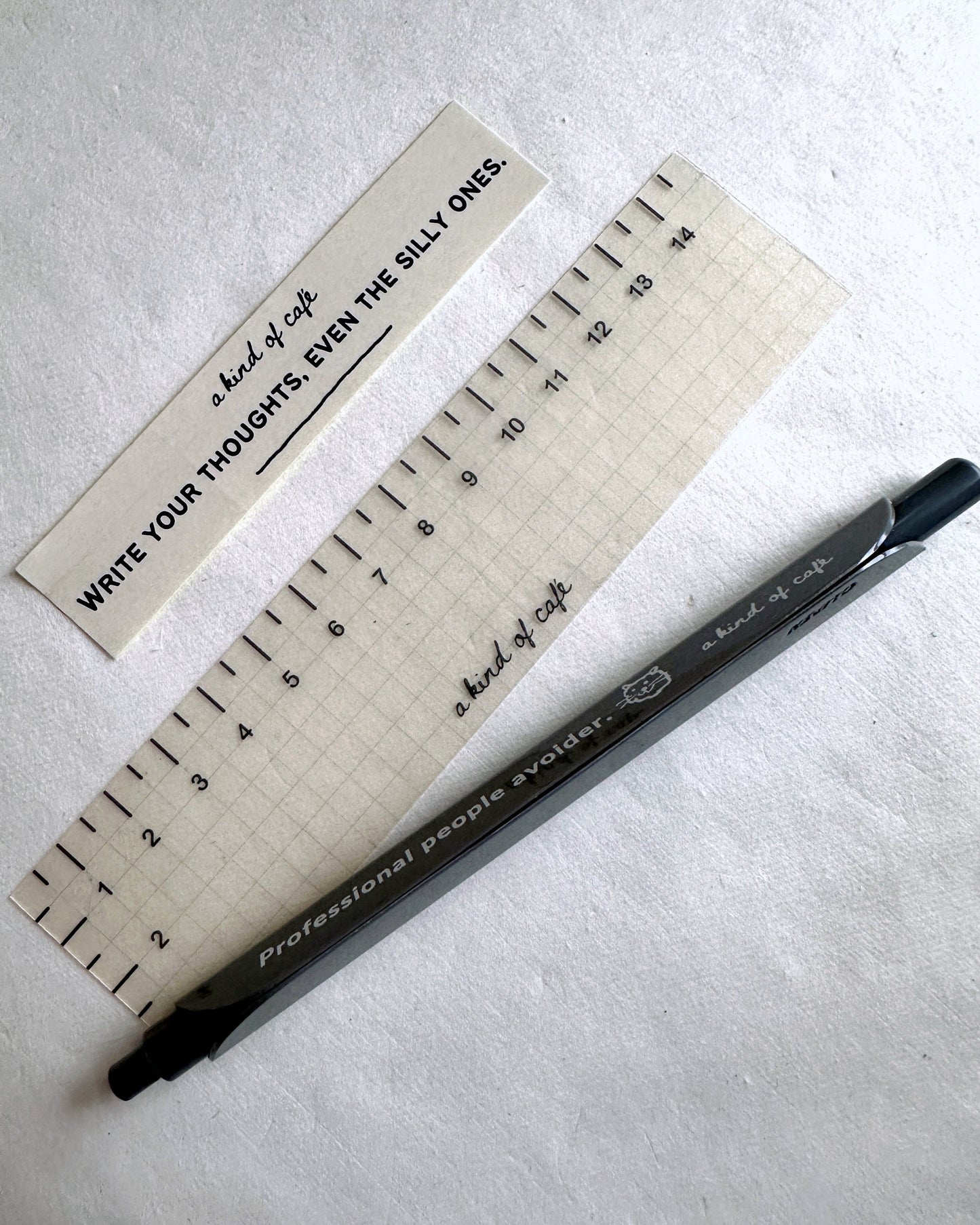 A Kind of Café - "Professional people avoider" clip pen
