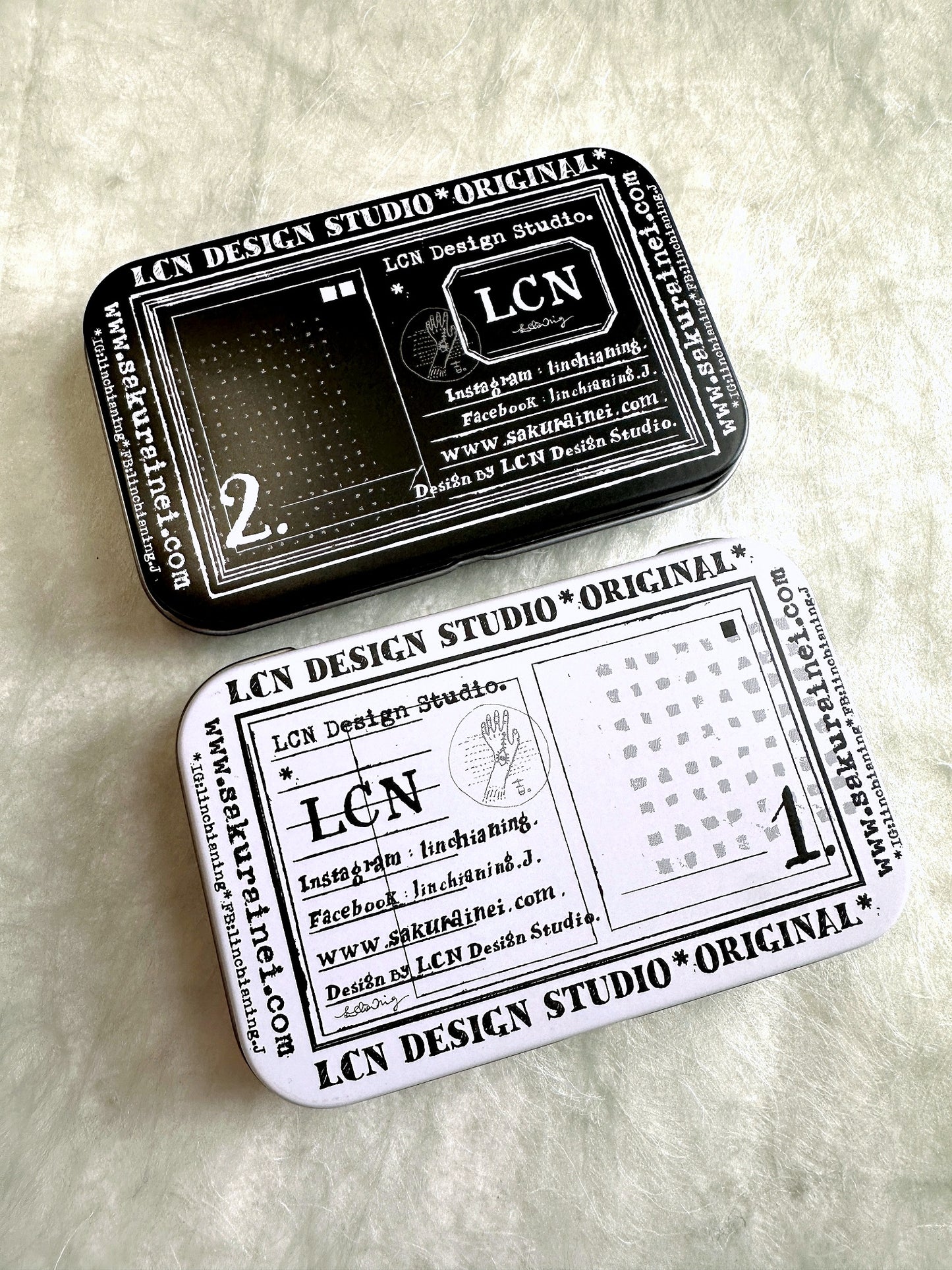 Lin Chia Ning - Ephemera Storage Tins