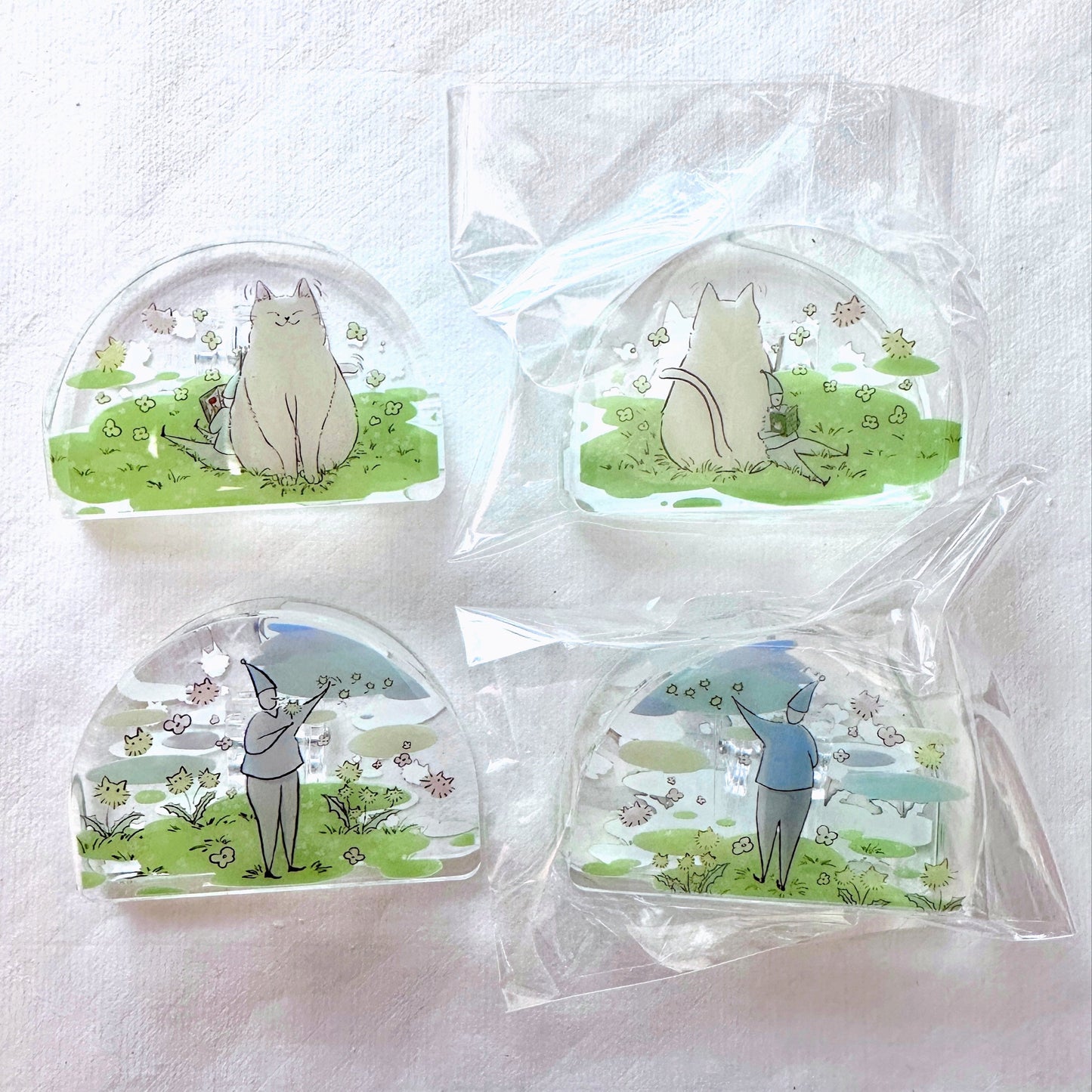Modaizhi - Cat Attendant acrylic planner clips
