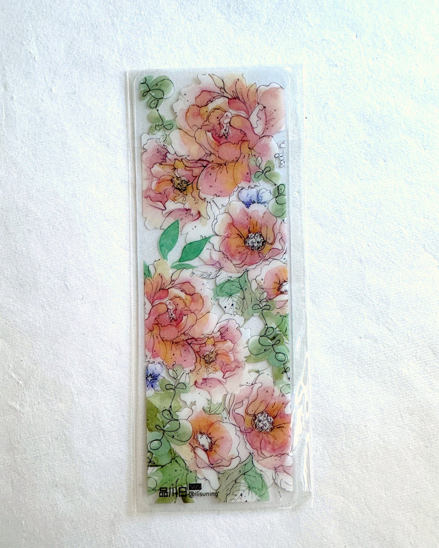 SUN - Redolence floral art bookmark [New in package]