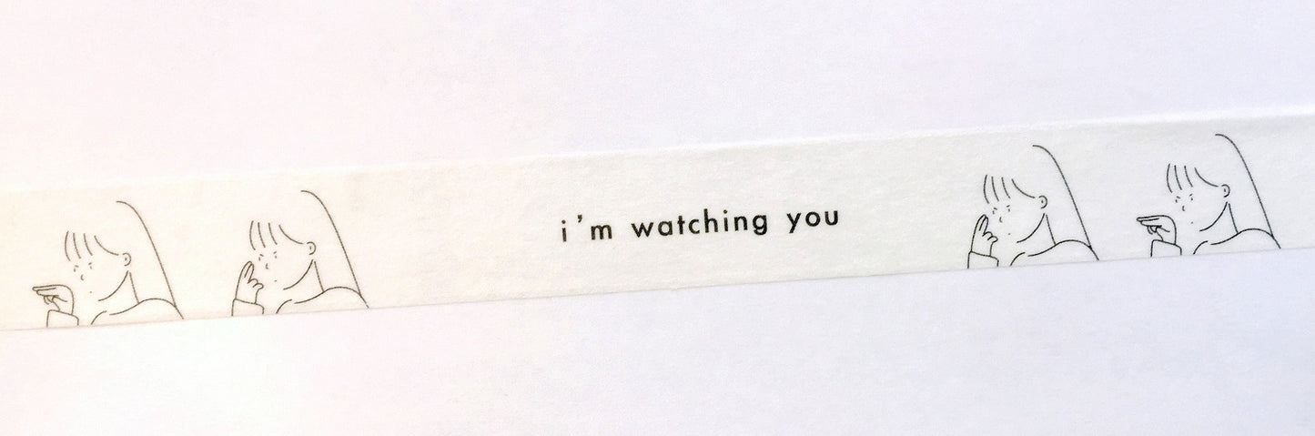 Ease Around (Thailand) - I'm Watching You washi tape SAMPLES