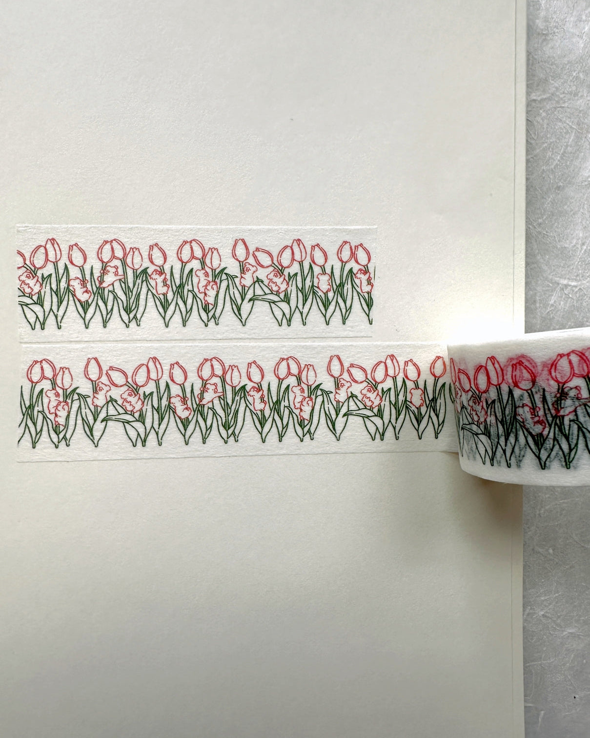 El Commun - Koala & Flowers washi tape SAMPLES