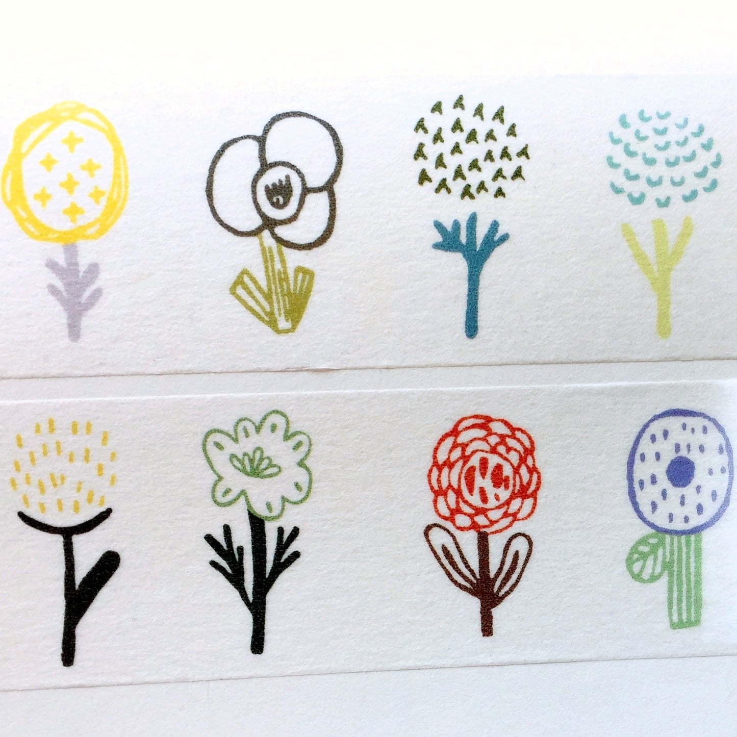 Evakaku - Flower washi tape SAMPLES