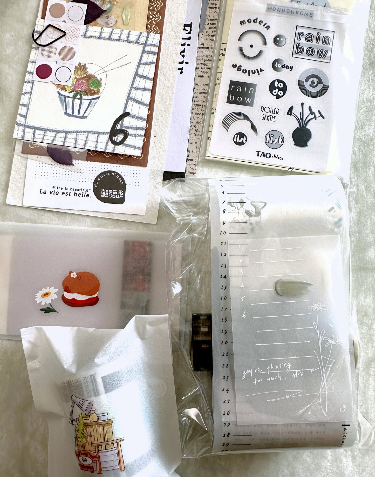 MINI-SIZE - sticker sheets by TAOthings Studio