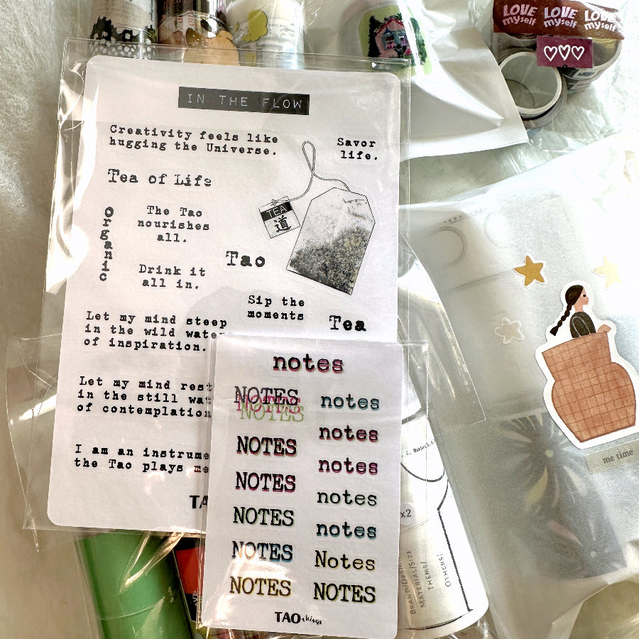MINI-SIZE - sticker sheets by TAOthings Studio
