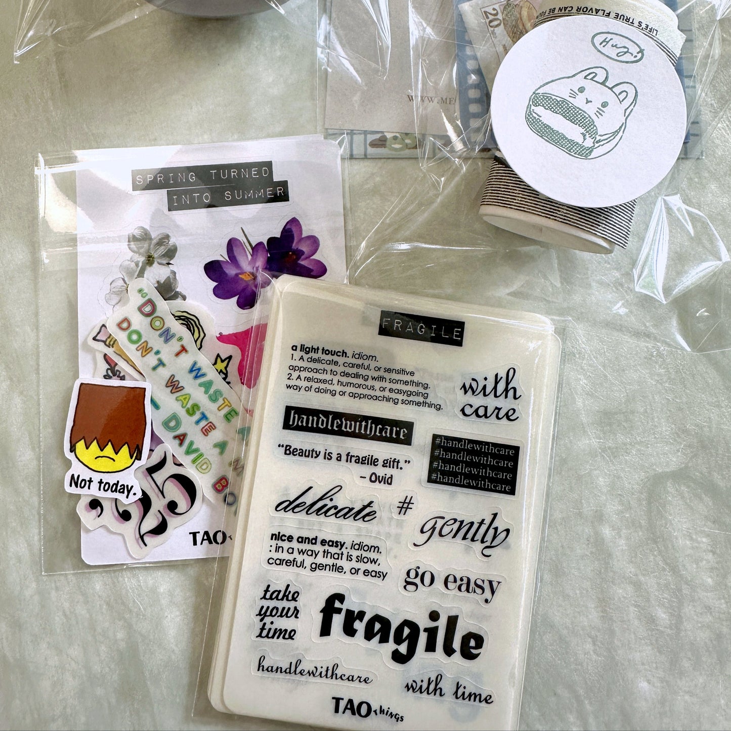 MINI-SIZE - sticker sheets by TAOthings Studio