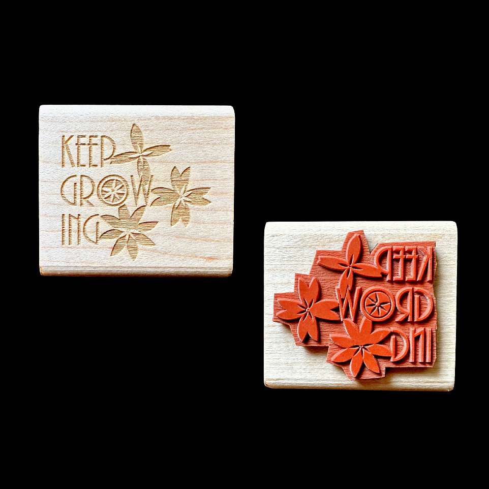 TAOthings Studio - Keep Growing rubber stamp