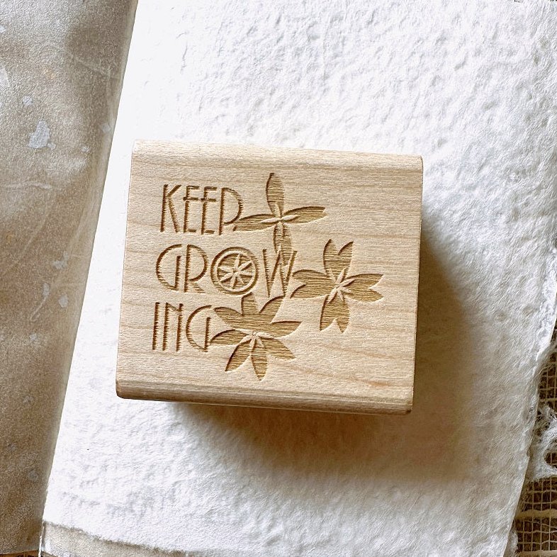 TAOthings Studio - Keep Growing rubber stamp
