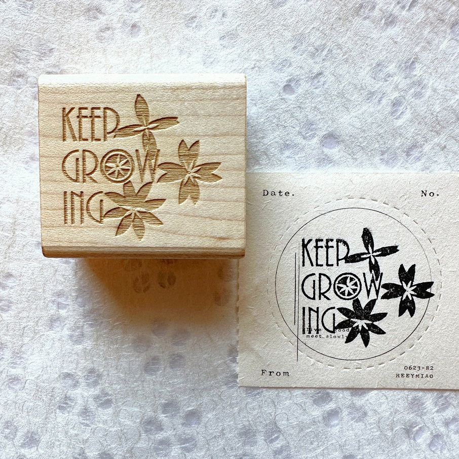 TAOthings Studio - Keep Growing rubber stamp