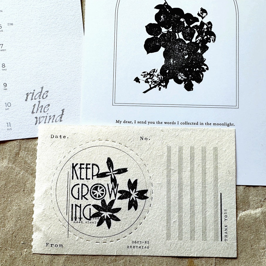 TAOthings Studio - Keep Growing rubber stamp