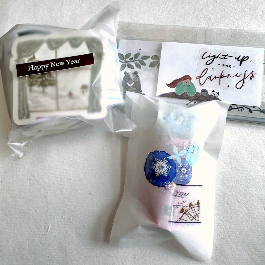 Fairy Maru - Bubble World Vol. 10 laser silver kiss-cut PET tape SAMPLES