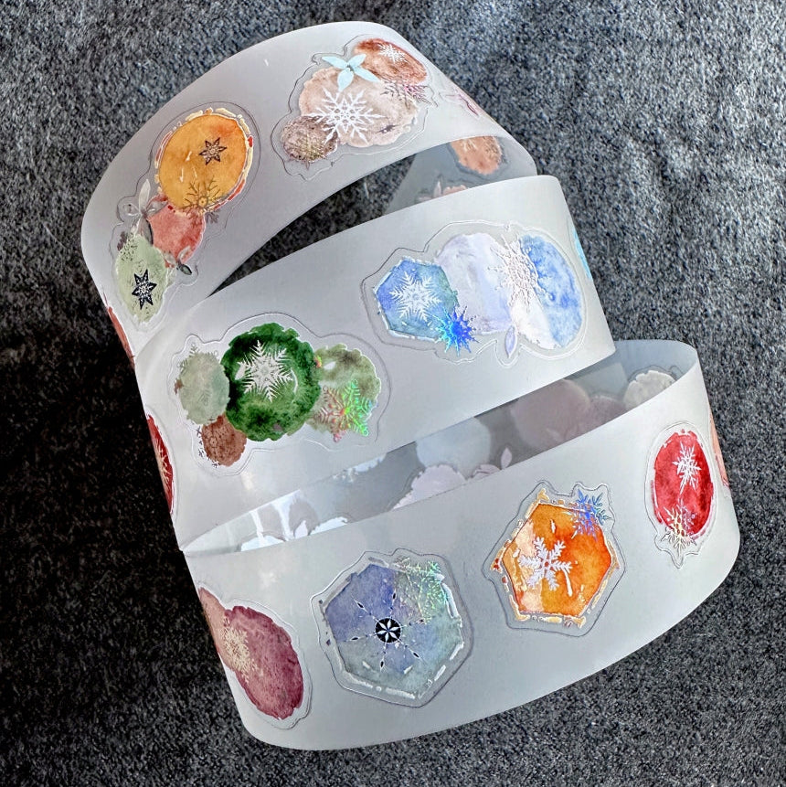 Fairy Maru - Bubble World Vol. 10 laser silver kiss-cut PET tape SAMPLES