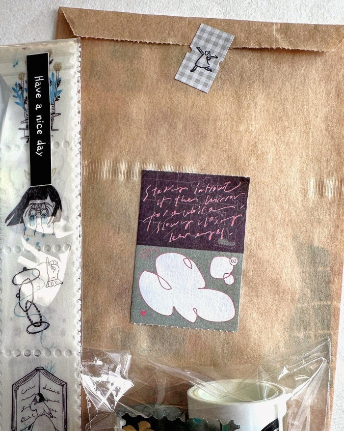 Hairmo - five label sticker rolls SAMPLES