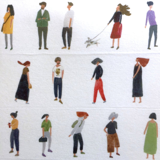 F Studio - Little People washi tape SAMPLES