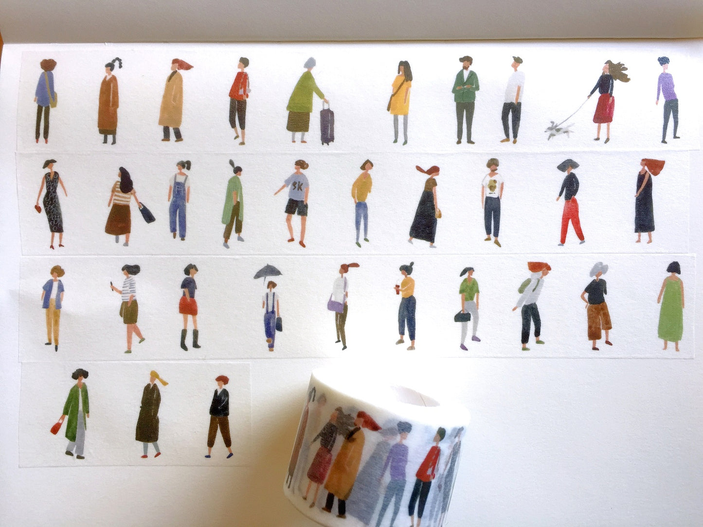 F Studio - Little People washi tape SAMPLES