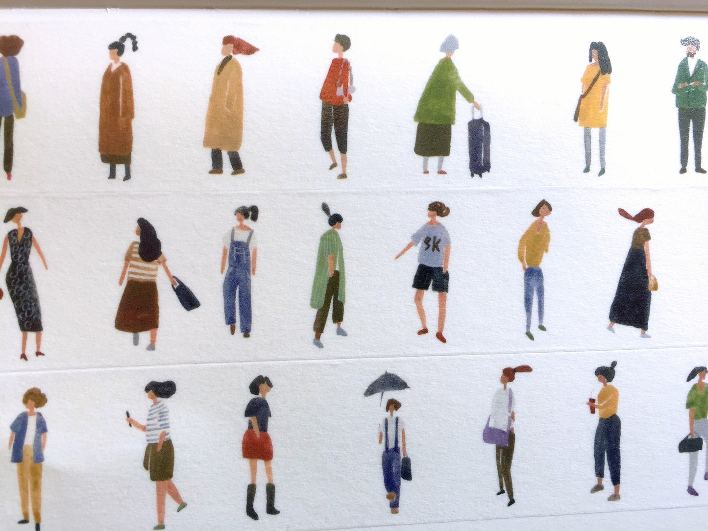 F Studio - Little People washi tape SAMPLES