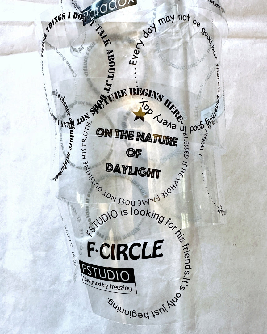 F Studio - FCircle (On the Nature of Daylight) PET tape SAMPLES