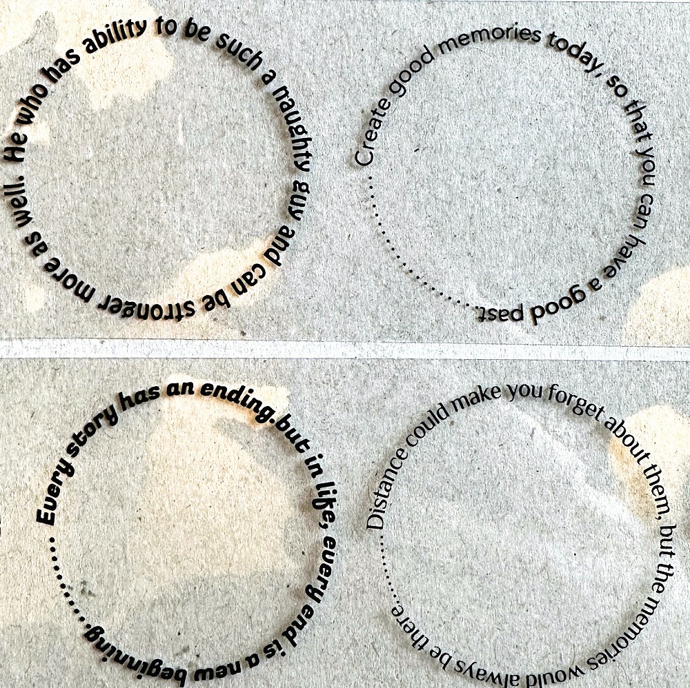 F Studio - FCircle (On the Nature of Daylight) PET tape SAMPLES