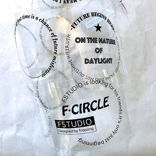 F Studio - FCircle (On the Nature of Daylight) PET tape SAMPLES