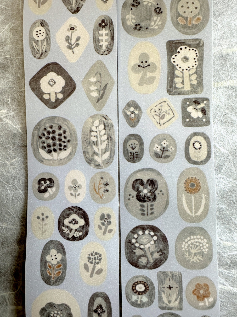 Freckles Tea - Vol. 5 Barley Malt kiss-cut glitter synthetic tape SAMPLES