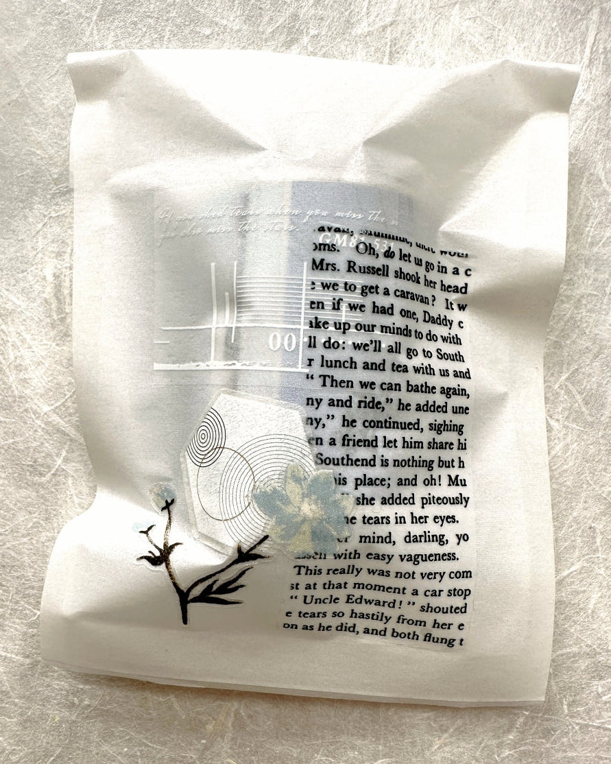 Freckles Tea - Vol. 5 Celadon Haze kiss-cut PET and paper tape SAMPLES
