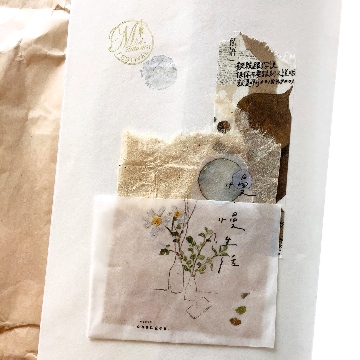 Fafa - Say It washi tape SAMPLES